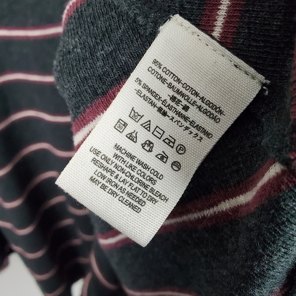 We the Free Grey Striped Garden Sleeveless Flared Tank Top Medium - Picture 4 of 8